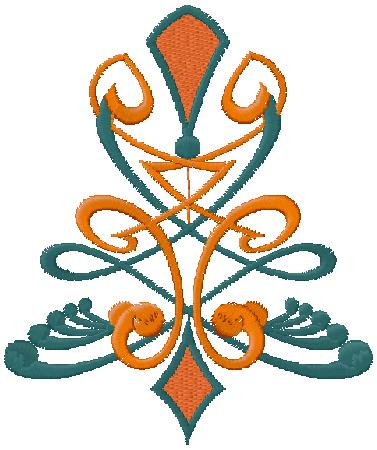 Pattern embroidery design