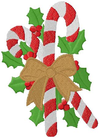 Christmas stick embroidery design