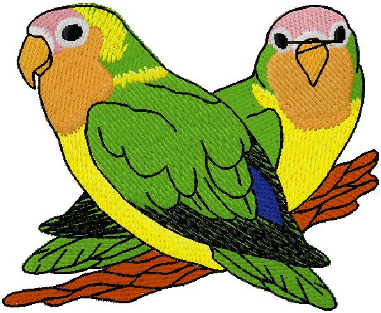 birds embroidery design