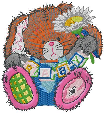 cute Bunny embroidery design