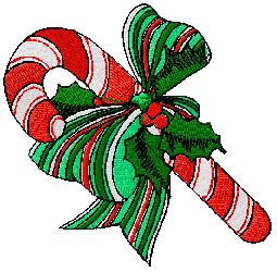 Christmas stick embroidery design