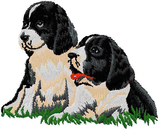 Puppy Dogs embroidery Design