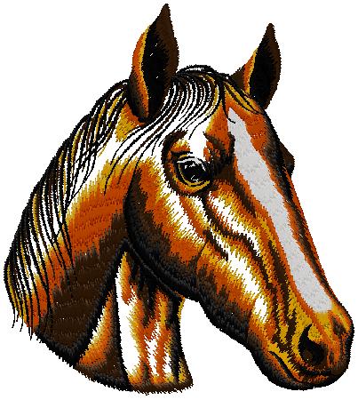 cute horse embroidery design