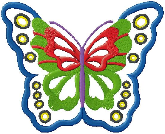 butterfly embroidery design