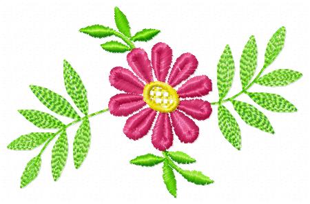 flower embroidery design