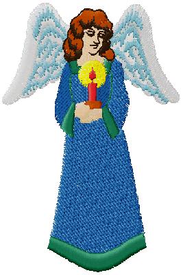 Angel embroidery design