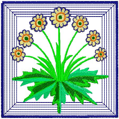 flowers embroidery design