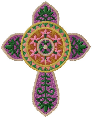 cross embroidery design