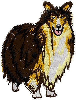 dog embroidery design