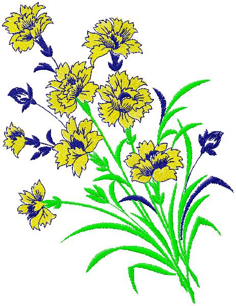 flowers embroidery design