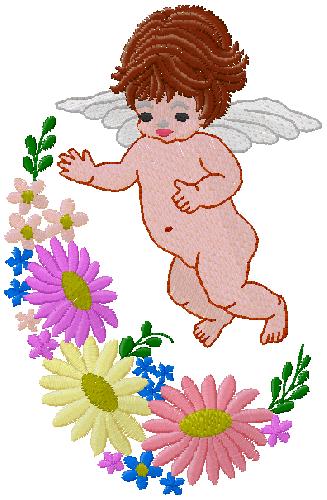 angel embroidery design 