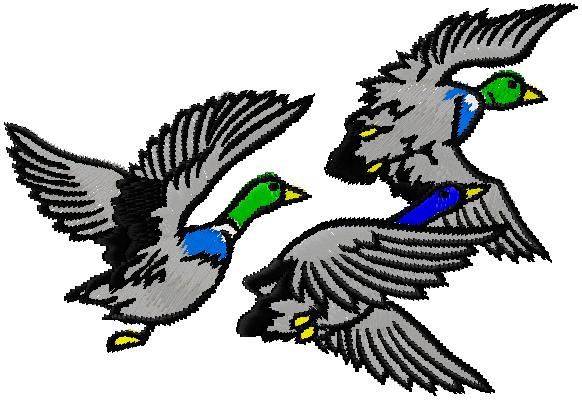 machine embroidery design birds