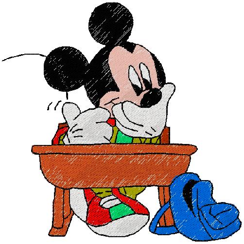 Mickey Mouse embroidery machine design