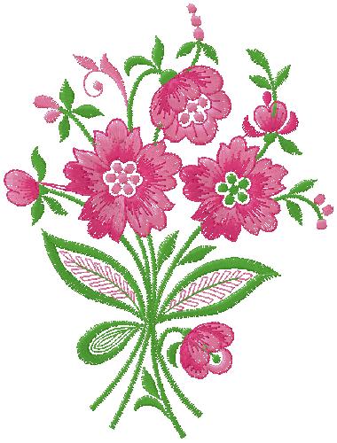 flowers machine embroidery design – free embroidery design