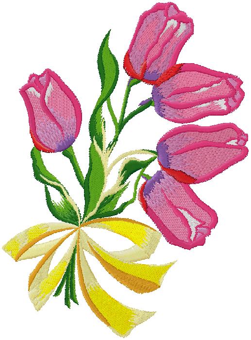 flowers embroidery design