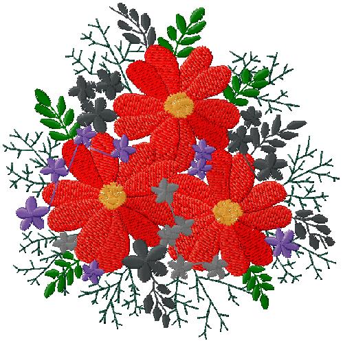 flowers embroidery design