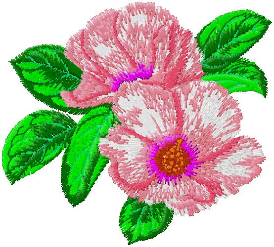 flower embroidery design