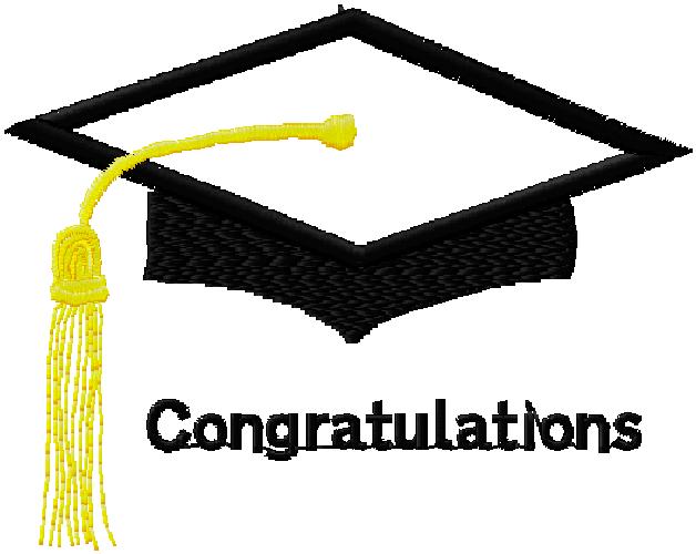 graduate embroidery design