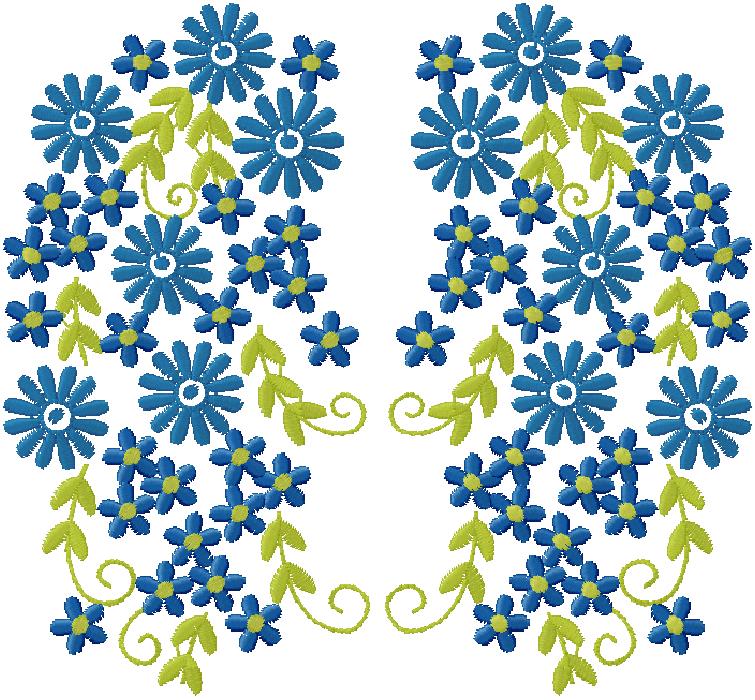 flowers embroidery design