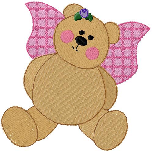 fairy Bear embroidery design