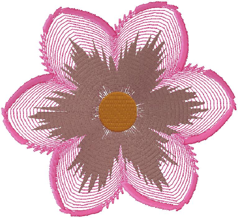 flower embroidery design