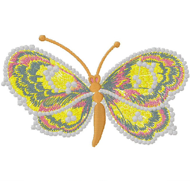 butterfly embroidery design