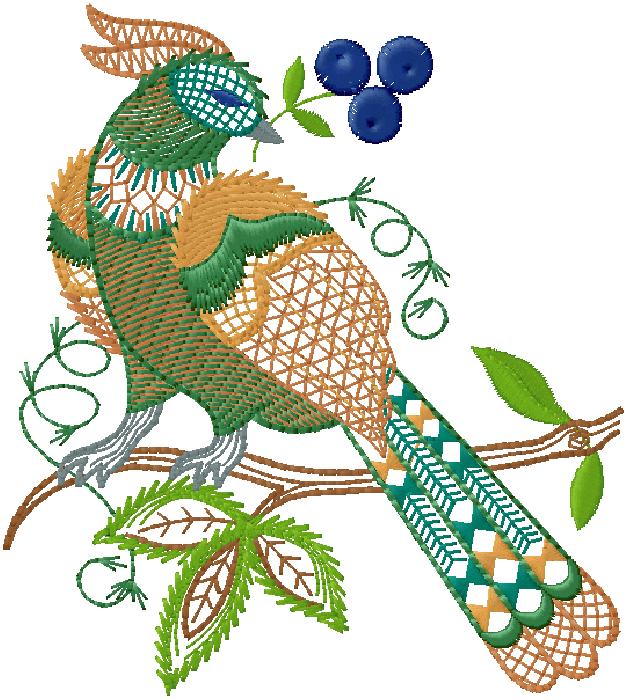 bird embroidery design – free embroidery design