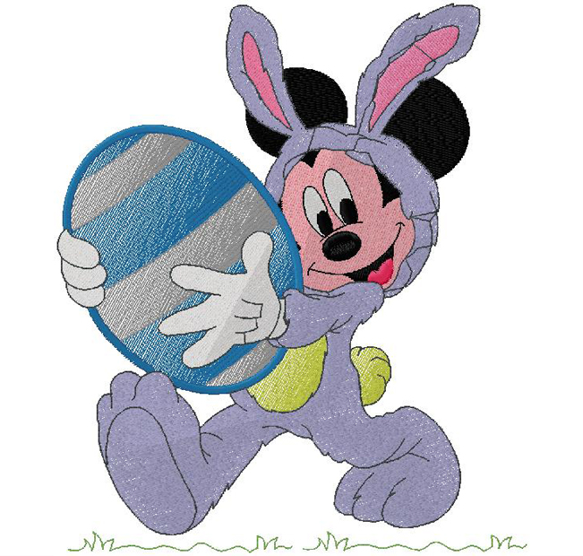 mickey embroidery design