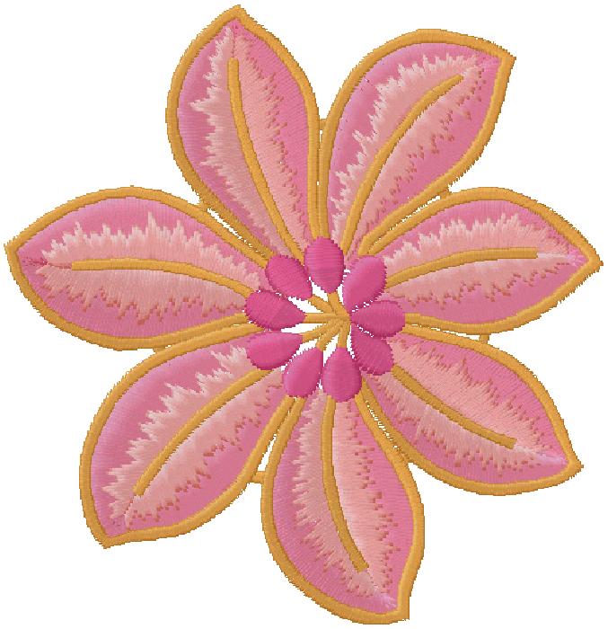 floral embroidery design