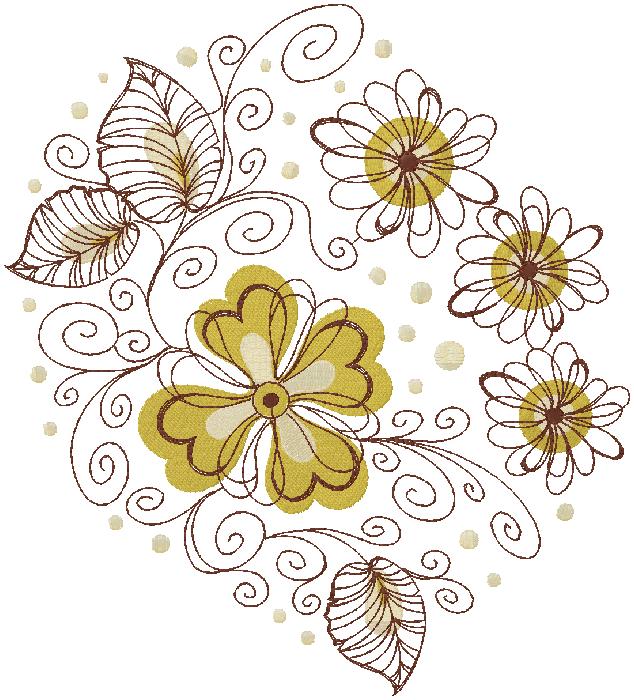 Floral Embroidery Design