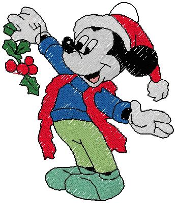 mickey embroidery design