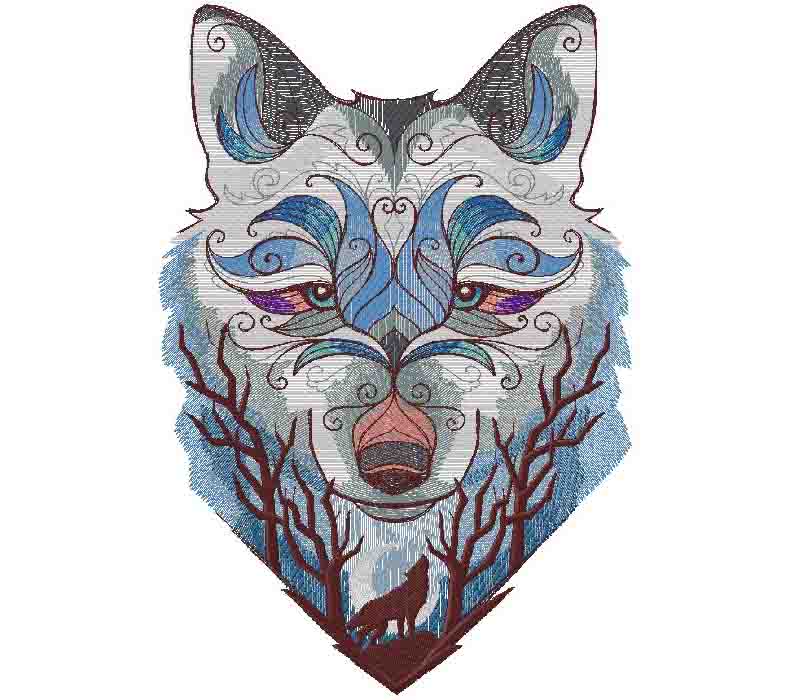 Fox  - Embroidery Design