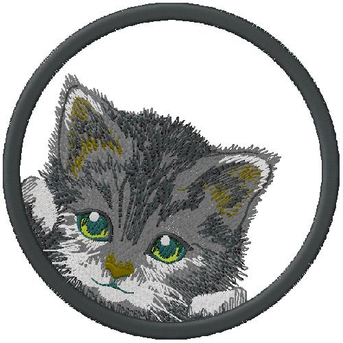 cute cat embroidery design – free embroidery design