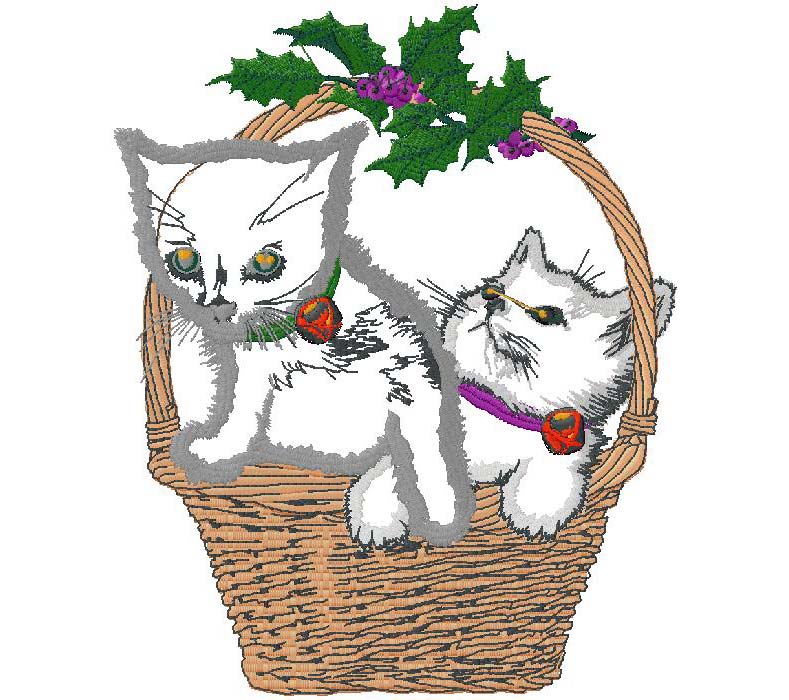 cute cats Embroidery Design