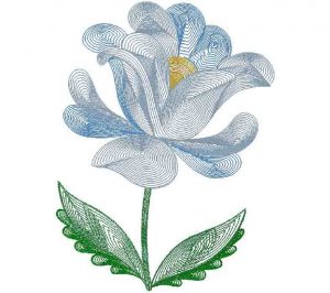 flower embroidery design