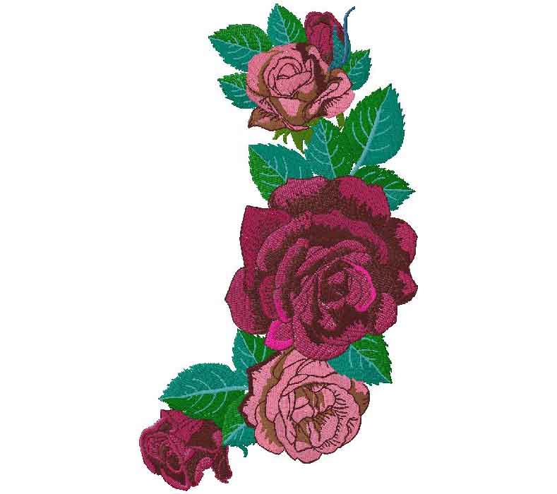 floral embroidery design – free embroidery design