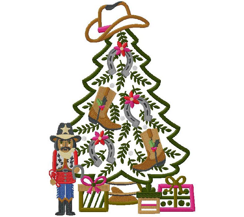 Christmas Tree embroidery design