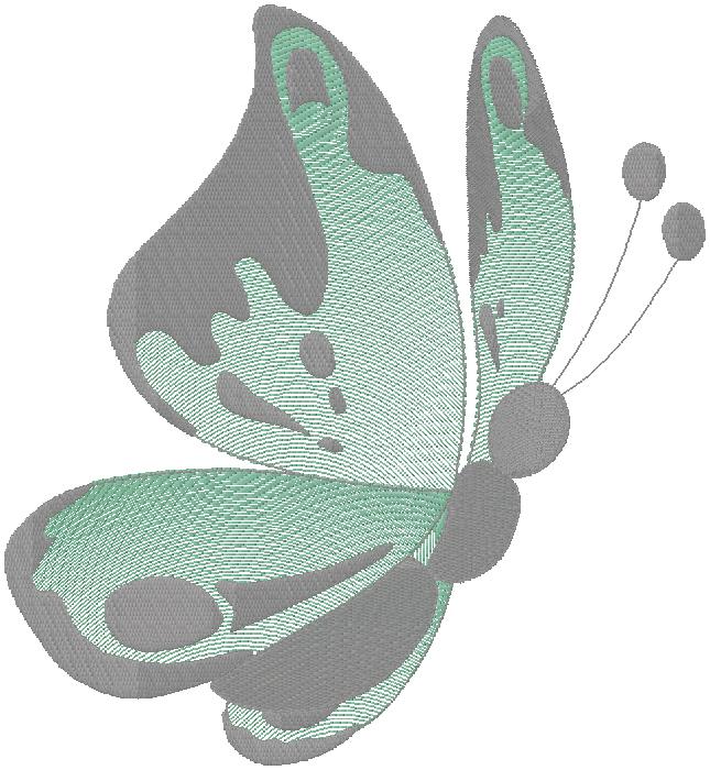 butterfly embroidery design