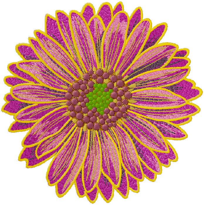 flower embroidery design