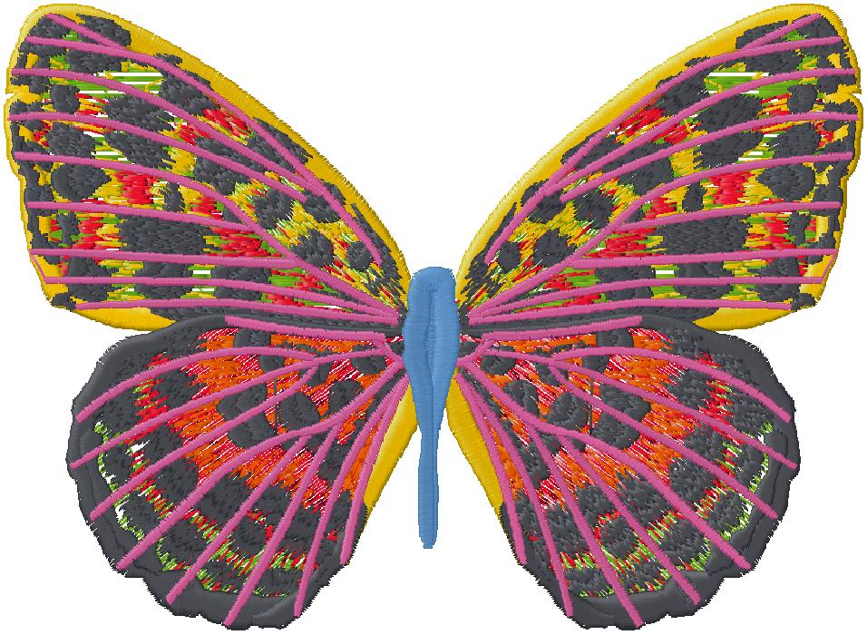 Butterfly embroidery design