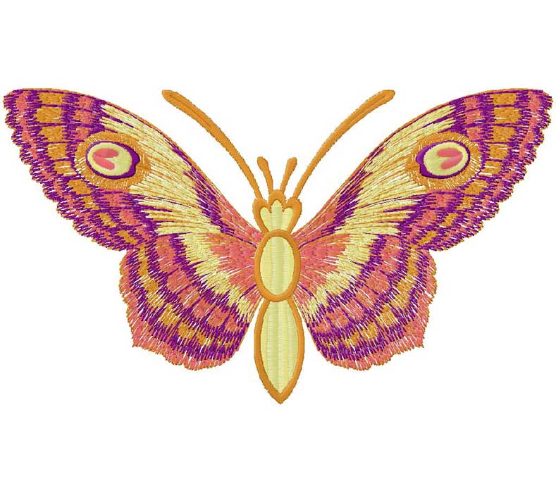 butterfly embroidery design