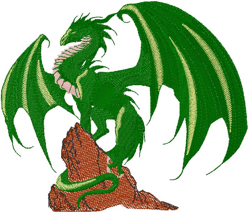 Dragon embroidery design free download