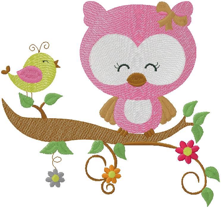 cute baby Bird Embroidery Design – free embroidery design