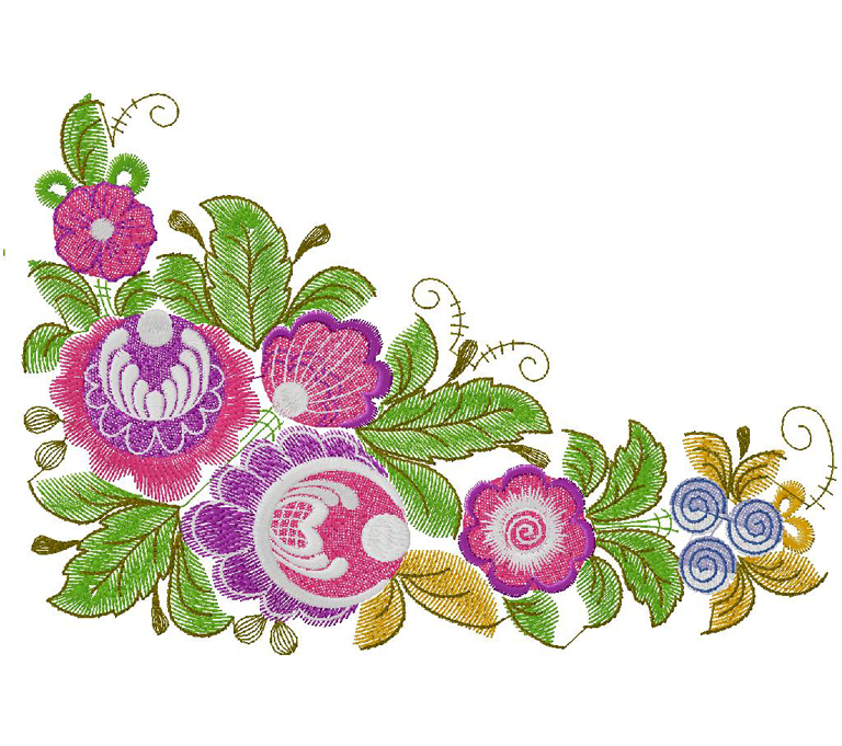 Floral embroidery design – Page 2 – free embroidery design