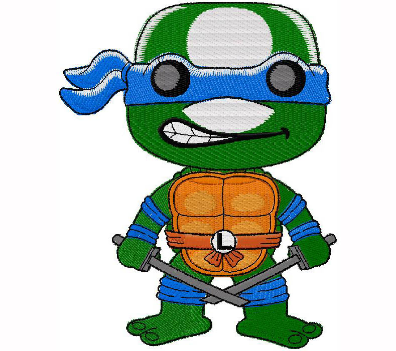 Ninja Turtle embroidery design