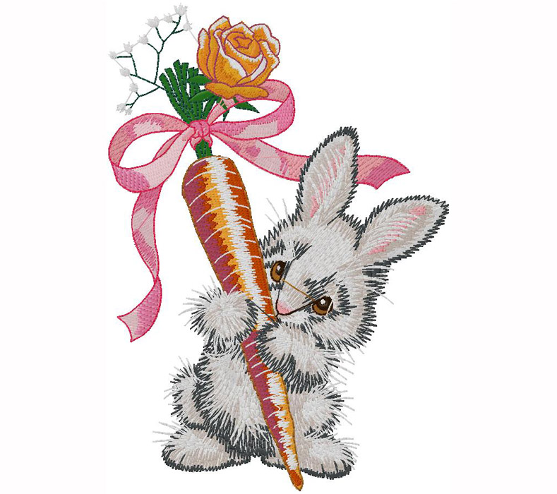 cute Bunny - embroidery design