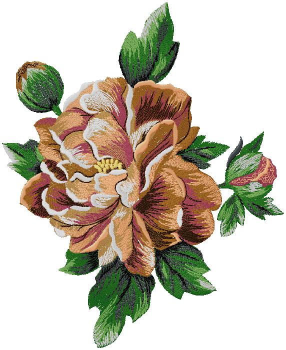 fantastic floral embroidery design