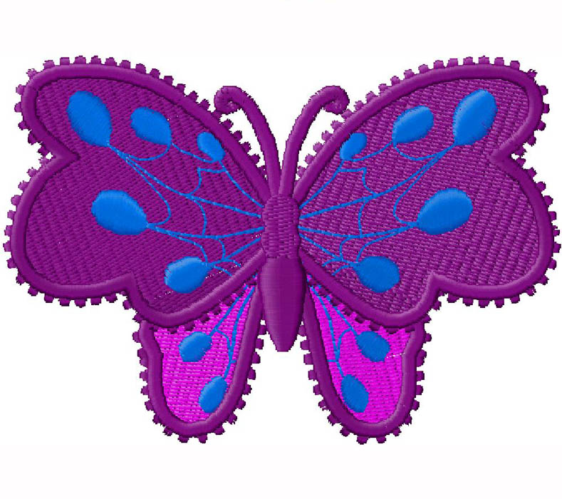 Butterfly embroidery design